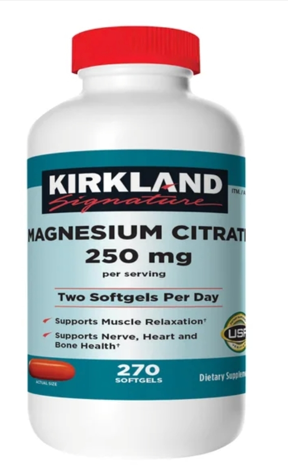 CITRATO DE MAGNESIO  250 MG KIRKLAND