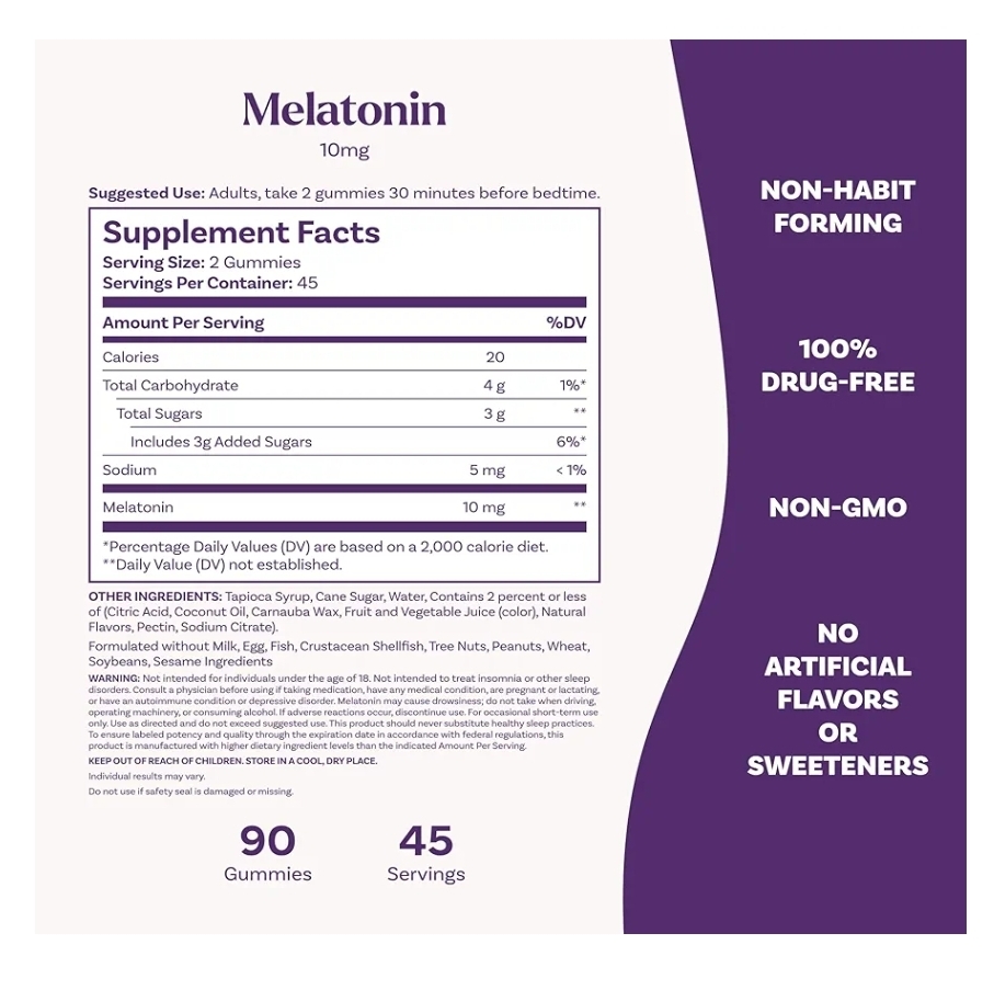 MELATONINA NATROL 10 MG