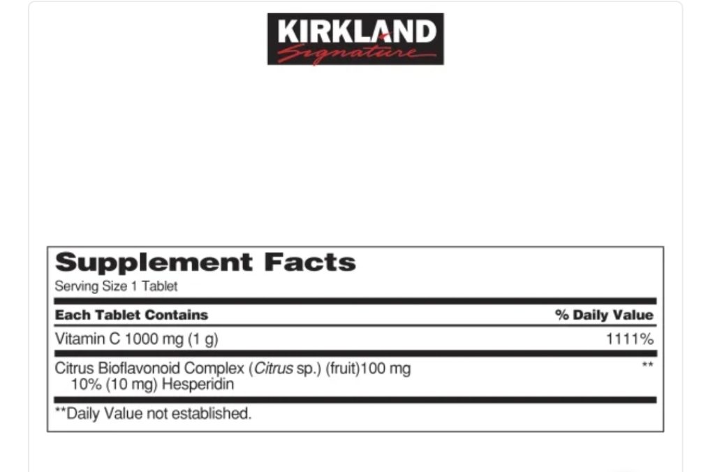 VITAMINA C KIRKLAND